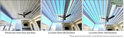 Norton Commons Powered Pergola by Sunspace By Premier Outdoor Space