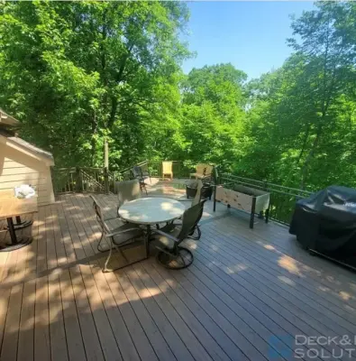 Oak Tile Decorative Deck by Deck & Drive Solutions
