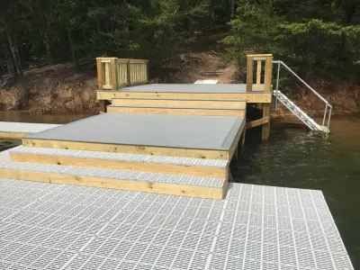 Ocoee Lake Pier — Deck Building & Repair project by Chattanooga Dock Builders