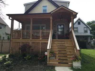 Forest Park Open and Screened Porch by Archadeck Of Chicagoland