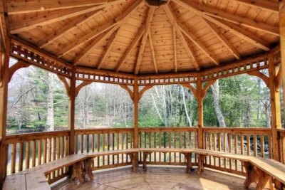 Gazebo we Build — Landscape Construction project by Peter Atkins And Associates., LLC in New Canaan