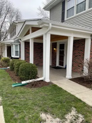 Belgard Paver Patio Open Porch in Arlington Heights, IL by Archadeck Of Chicagoland