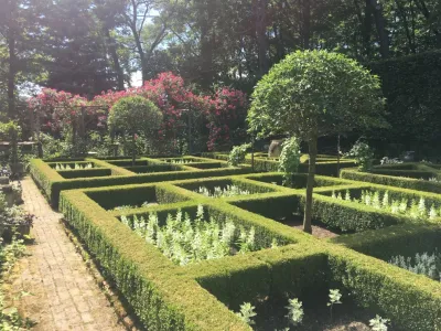 Formal Gardens with Boxwoods, Topiaries and Plants — Landscape Construction project by Peter Atkins And Associates., LLC