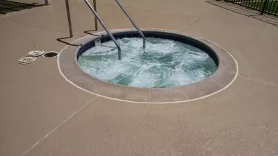 Lake Forest Swimming Pool Patio — Deck Building & Repair project by Brantner Coatings