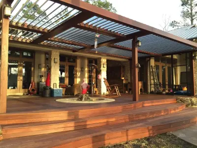Outdoor Deck Initiatives — Deck Building & Repair project by Equinox Louvered Roof