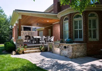 Alfresco Dining with Culinary Space by The Stone Man