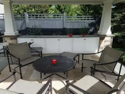 Alfresco Cooking Area and Pavilion — Deck Building & Repair project by Decks Unlimited LLC