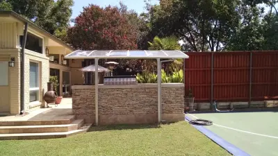 Freestanding Outdoor Canopy — Deck Building & Repair project by Modern Carport & Awning