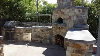 Alfresco Cooking Area Initiative 15 — Deck Building & Repair project by Custom Image Hardscapes