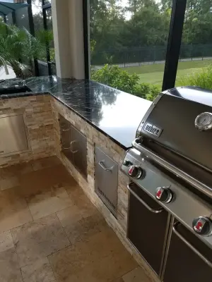 Stone Outdoor Kitchens - Tile & Stone Installation Services in Tampa, FL