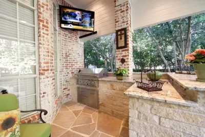 Suburban Oasis - Landscape Construction in Argyle, TX
