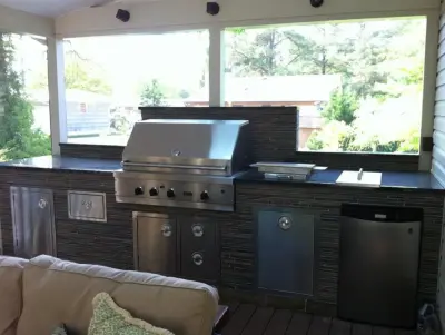 Alfresco Cooking Spaces — Deck Building & Repair project by Affordable Custom Decks