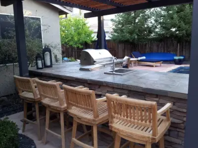 Alfresco Cooking Spaces — Deck Building & Repair project by Barudoni Construction Inc