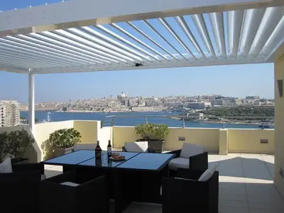 Scenic Outdoor Area — Deck Building & Repair project by Equinox Louvered Roof