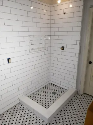 Restroom Renovations — Deck Building & Repair project by Crossland Remodeling