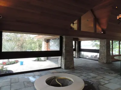 Swimming Pool Cottage by Minnesota Screens