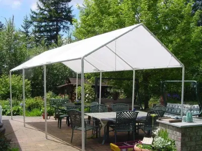 Alumawood Patio Building in Palo Alto, CA by David Patios