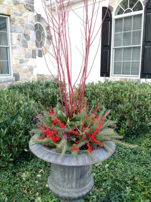 Winter Planters — Landscape Construction project by Pickel Landscape Group