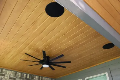 Outdoor Kitchen Patio Cover by The Deck & Patio Company