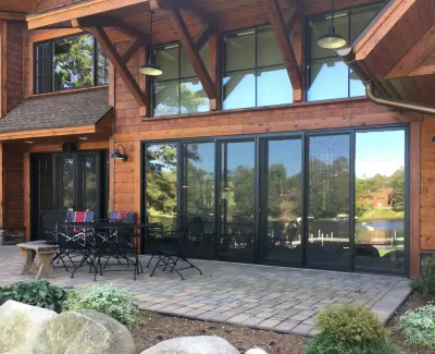 Outdoor Entrance Doors — Deck Building & Repair project by Merrill Millwork Inc