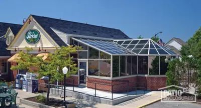 Commercial Patio Enclosure Projects — Deck Building & Repair project by Patio Enclosures