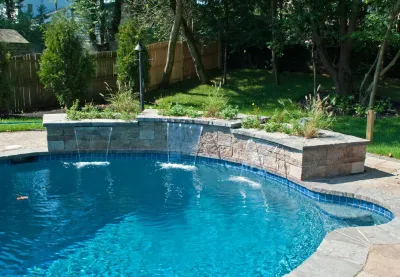 Complete Landscape, Hardscape, and Pool Remodel in Manalapan NJ - August 2017 — Landscape Construction project by Picture Perfect Landscaping & Outdoor Construction