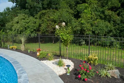 Poolscape & Privacy Hedge - Manalapan NJ Under $25,000 — Landscape Construction project by Picture Perfect Landscaping & Outdoor Construction
