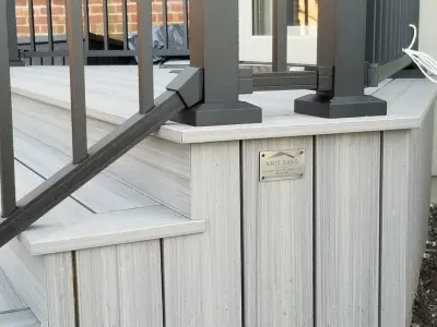 Outdoor stairway — Deck Building & Repair project by Kris Saks Fine Decks