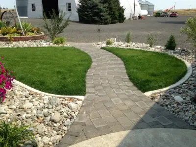 Paved Patios — Deck Building & Repair project by Naturescape Northwest