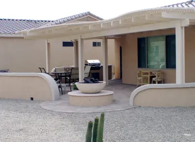 Peoria Semi-Shaded Patio Canopy by Booth Built Patio Products