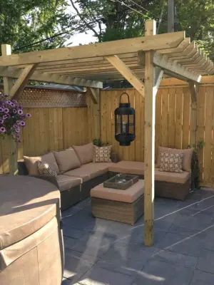 Belmont, CA Pergola Design and Build — Deck Building & Repair project by Anderson Patios