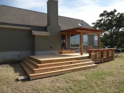 outdoor structures and shade solutions — Deck Building & Repair project by Hometown Decking And Decorative Concrete