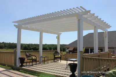 Outdoor Shade Structures — Deck Building & Repair project by All Season Screen Rooms
