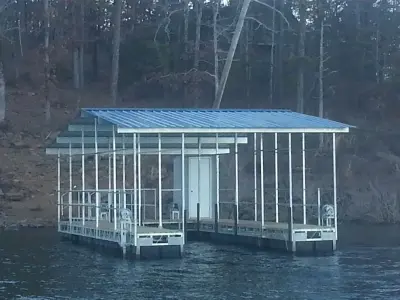 Phillips Dock for Boats — Deck Building & Repair project by Decks, Docks, & More Inc.