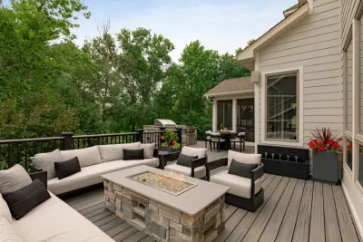 Plymouth Al Fresco Kitchen — Deck Building & Repair project by Precision Decks LLC