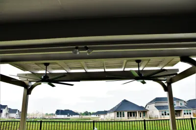 Pergola with Polycarbonate Top by The Deck & Patio Company