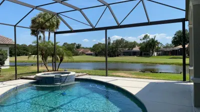 Rescreening of pool enclosures — Deck Building & Repair project by Modern Pool Cage Painting