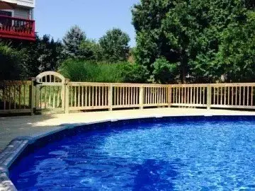 Swimming pool patio — Deck Building & Repair project by Deck Phenom