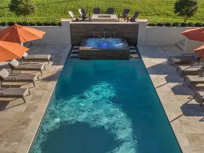 Swimming Pool Patios — Deck Building & Repair project by Premier Stone Outdoor Living