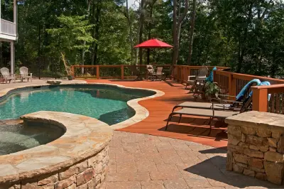 Swimming Pool Patios by Atlanta Decking & Fence Co., Inc.