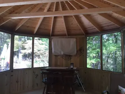 Gazebo by the Poolside — Deck Building & Repair project by Shelby Decks