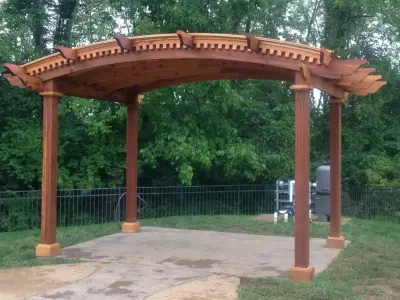 Kentucky Poolside — Deck Building & Repair project by Cedar Sunset Pergolas, Inc