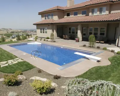 Vinyl Lined Swimming Pools — Deck Building & Repair project by Under The Sun Improvements
