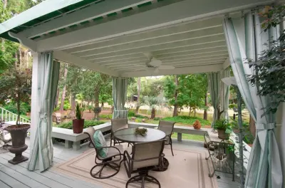 Veranda Drapes — Deck Building & Repair project by Coastal Canvas Products
