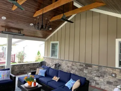 Porch Design Initiative #3 by Miles Deck Construction