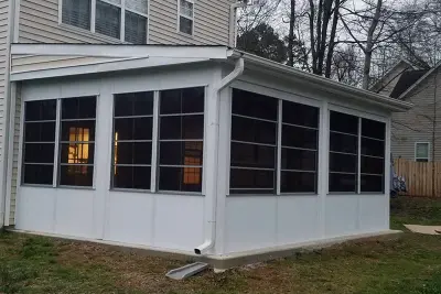 Huntersville Porch Enclosure — Deck Building & Repair project by Valverax LLC