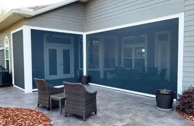 Turnberry Private Residence Power Screens — Deck Building & Repair project by First Coast Shade