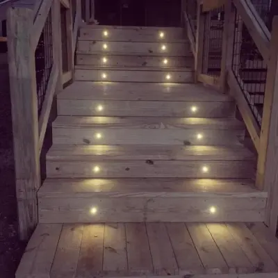 Treated Decking Under Pressure — Deck Building & Repair project by Hinton Construction LLC