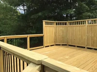 Deckorator Aluminum Pickets for Pressure Treated Decks by Nixon Renovations
