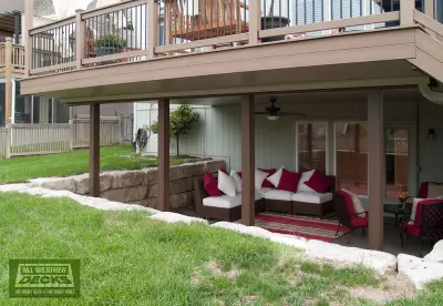 Pritchard - Evergrain composite decking project in Leawood, Kansas by Moonlight Decks LLC